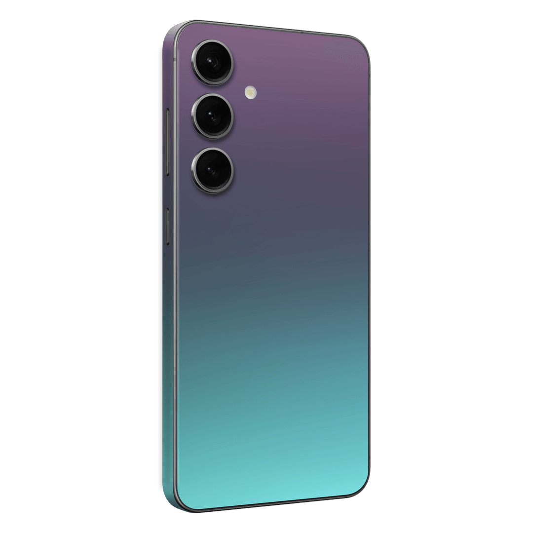 Samsung Galaxy S24+ PLUS Chameleon Turquoise-Lavender Lilac Colour-changing Metallic Skin Wrap Sticker Decal Cover Protector by EasySkinz | EasySkinz.com