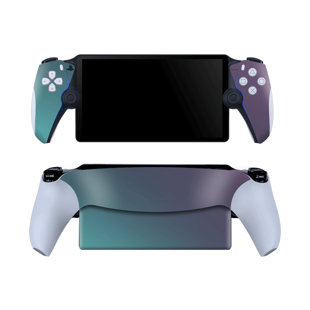 PlayStation PORTAL Chameleon Turquoise-Lavender Lilac Colour-changing Metallic Skin Wrap Sticker Decal Cover Protector by QSKINZ | qskinz.com