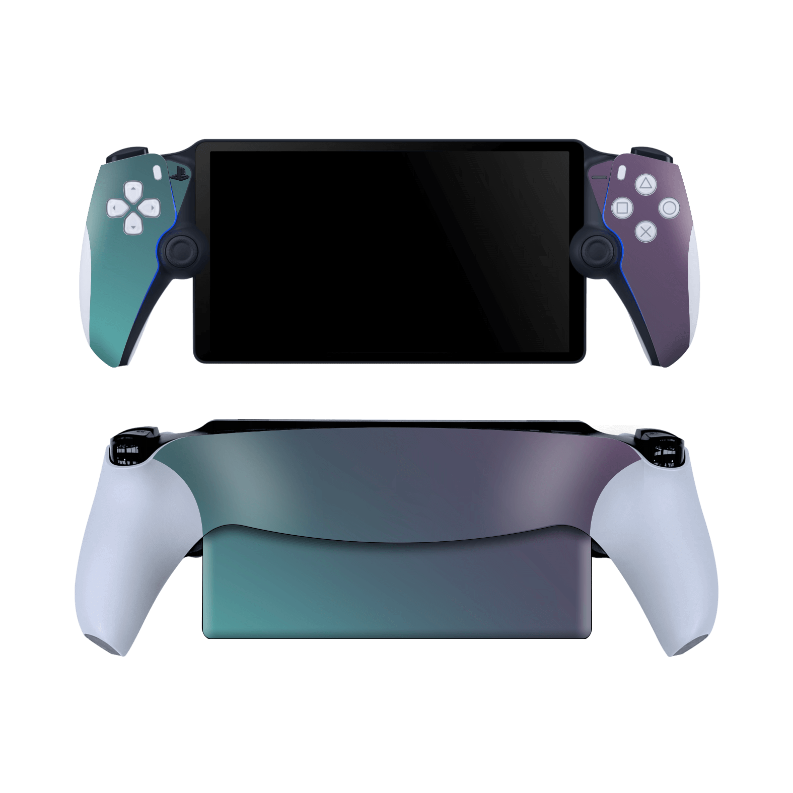 PlayStation PORTAL Chameleon Turquoise-Lavender Lilac Colour-changing Metallic Skin Wrap Sticker Decal Cover Protector by QSKINZ | qskinz.com