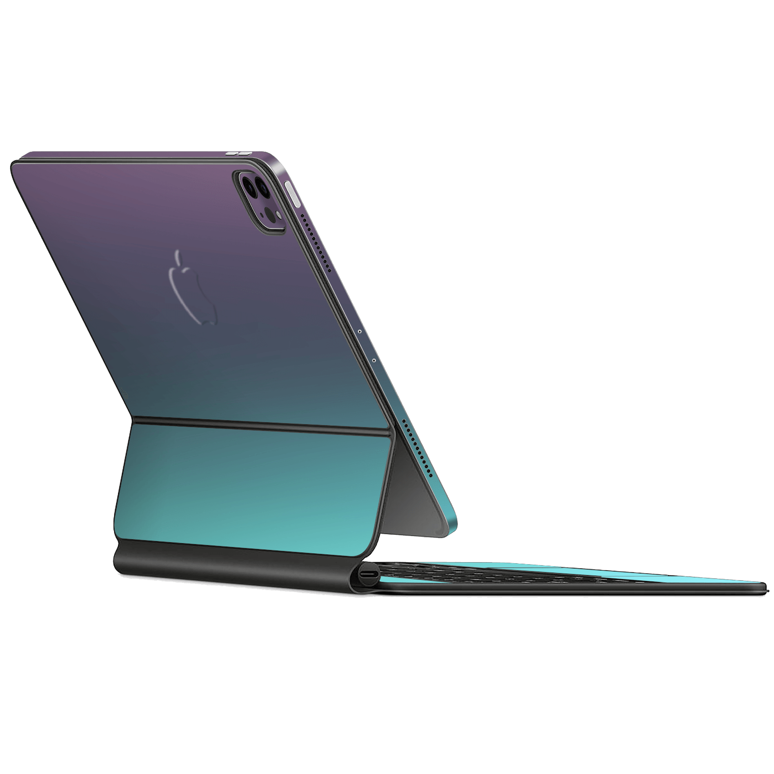 Magic Keyboard for iPad Pro 12.9" M2 (6th Gen, 2022) Chameleon Turquoise-Lavender Lilac Colour-changing Metallic Skin Wrap Sticker Decal Cover Protector by EasySkinz | EasySkinz.com