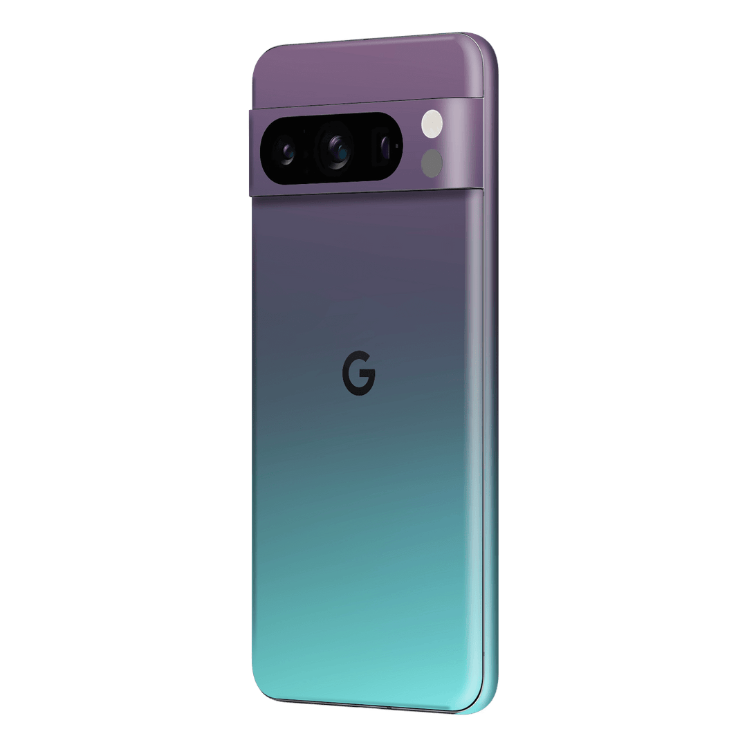 Google Pixel 8 PRO (2023) Chameleon Turquoise Lavender Colour-changing Skin Wrap Sticker Decal Cover Protector by EasySkinz | EasySkinz.com