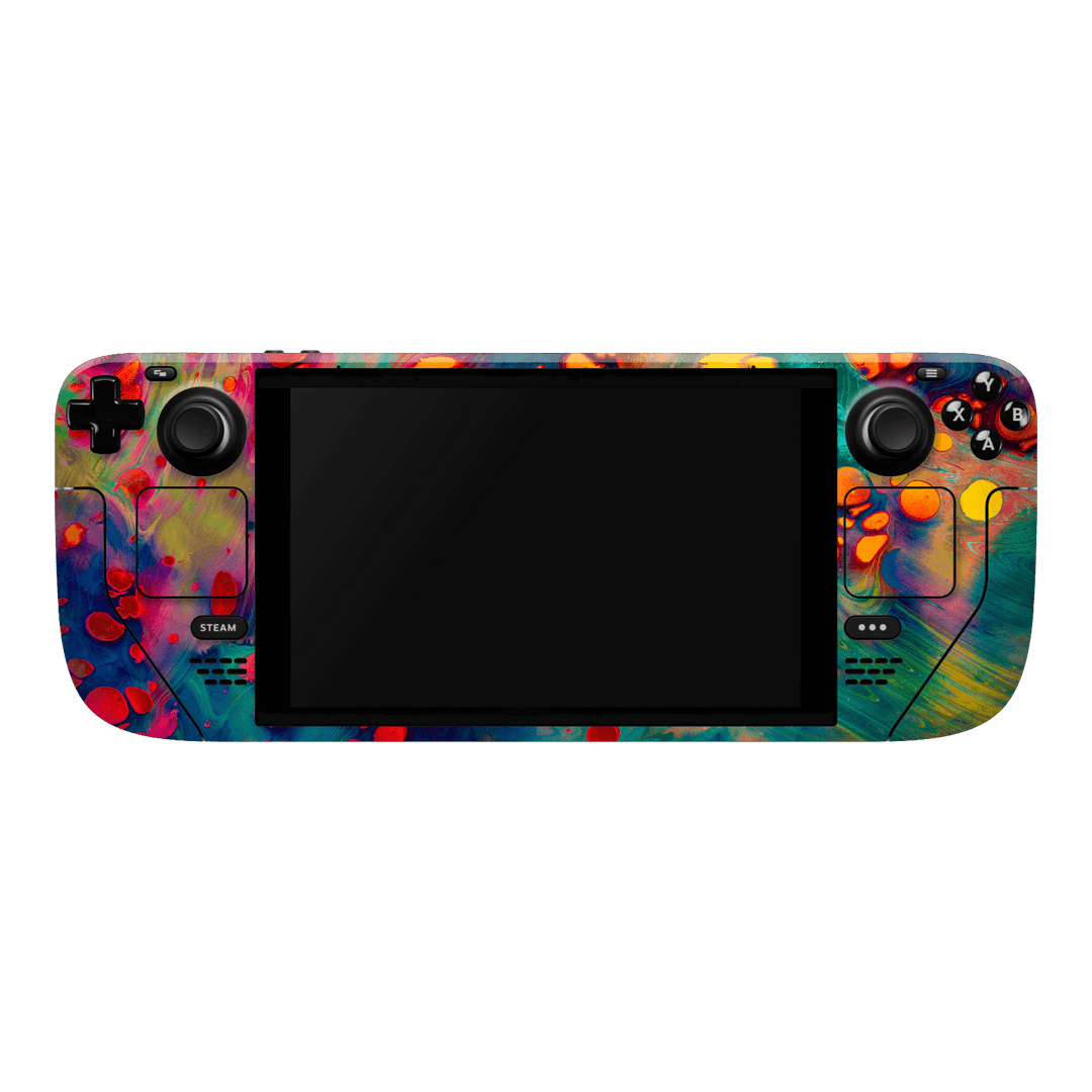Steam Deck OLED Print Printed Custom SIGNATURE Abstract Art Impression Skin Wrap Sticker Decal Cover Protector by EasySkinz | EasySkinz.com