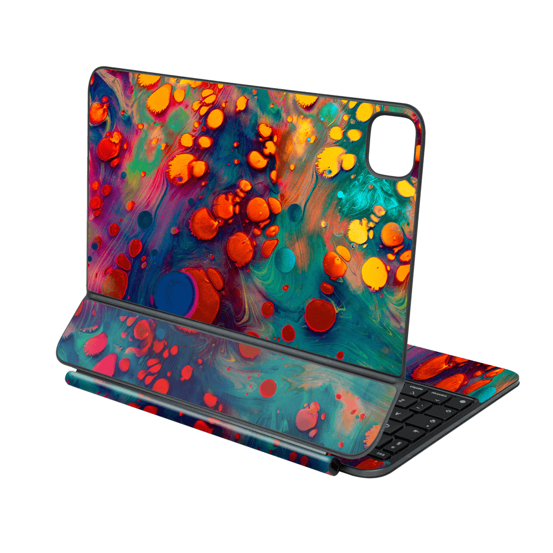 Magic Keyboard for iPad PRO 11” (M4, 2024) Print Printed Custom SIGNATURE Abstract Art Impression Skin Wrap Sticker Decal Cover Protector by QSKINZ | qskinz.com