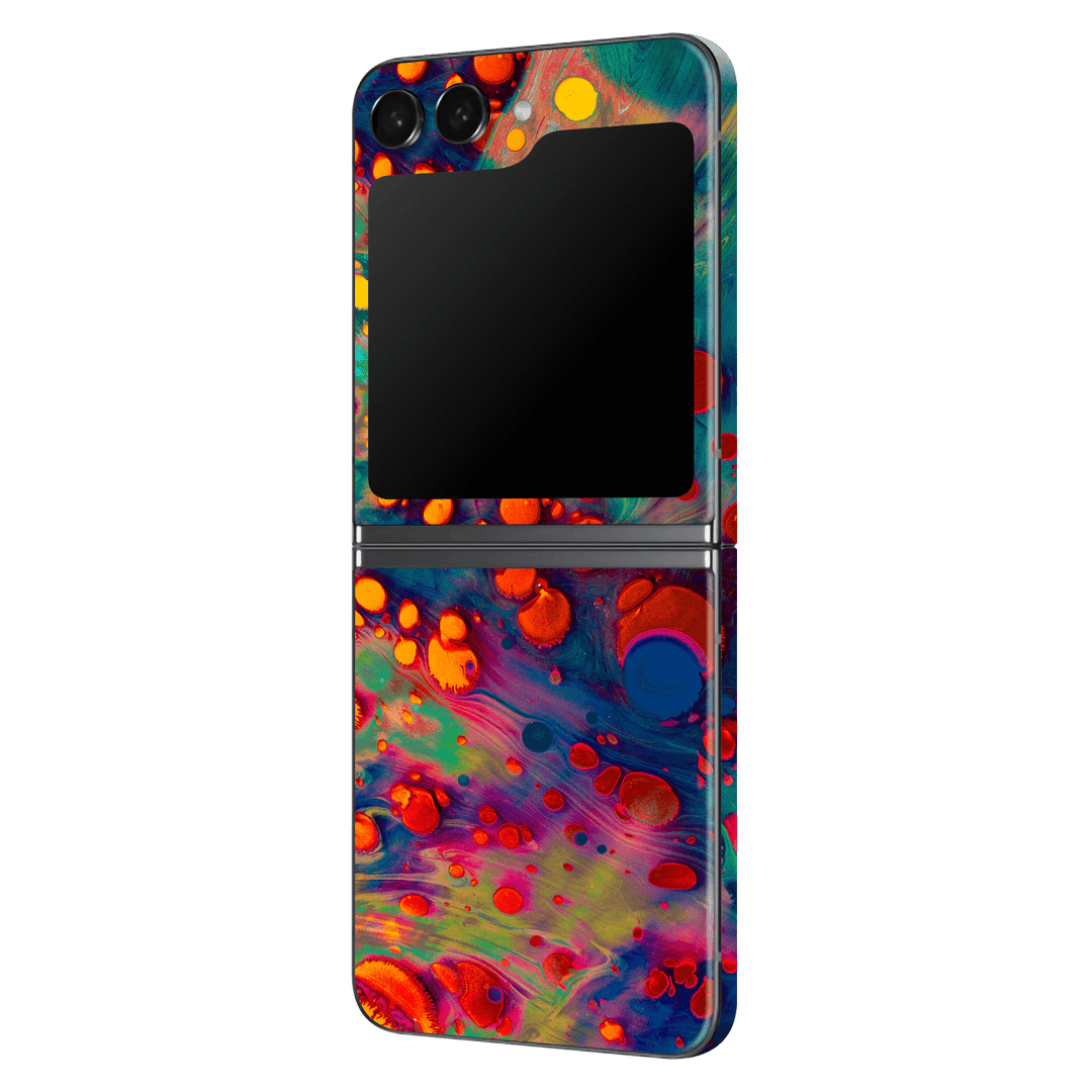 Samsung Galaxy Z Flip 5 (2023) Print Printed Custom SIGNATURE Abstract Art Impression Skin Wrap Sticker Decal Cover Protector by EasySkinz | EasySkinz.com