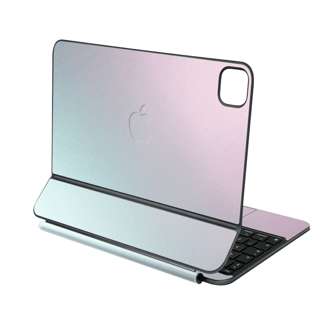 Magic Keyboard for iPad PRO 11” (M4, 2024) Chameleon Amethyst Colour-changing Metallic Skin Wrap Sticker Decal Cover Protector by QSKINZ | qskinz.com