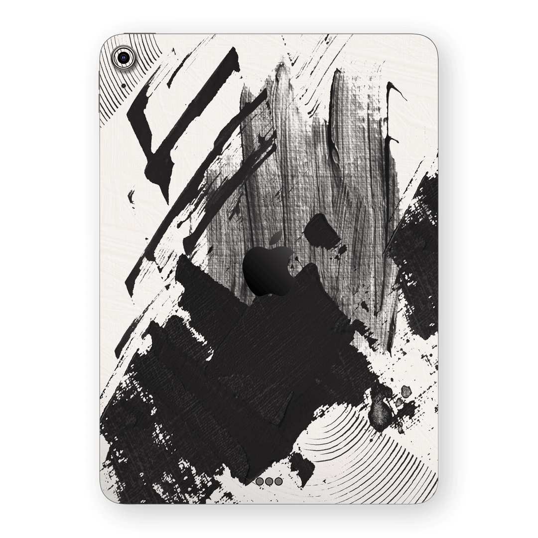 iPad Air 13” (M2) Print Printed Custom SIGNATURE Black and White Madness Skin Wrap Sticker Decal Cover Protector by QSKINZ | qskinz.com