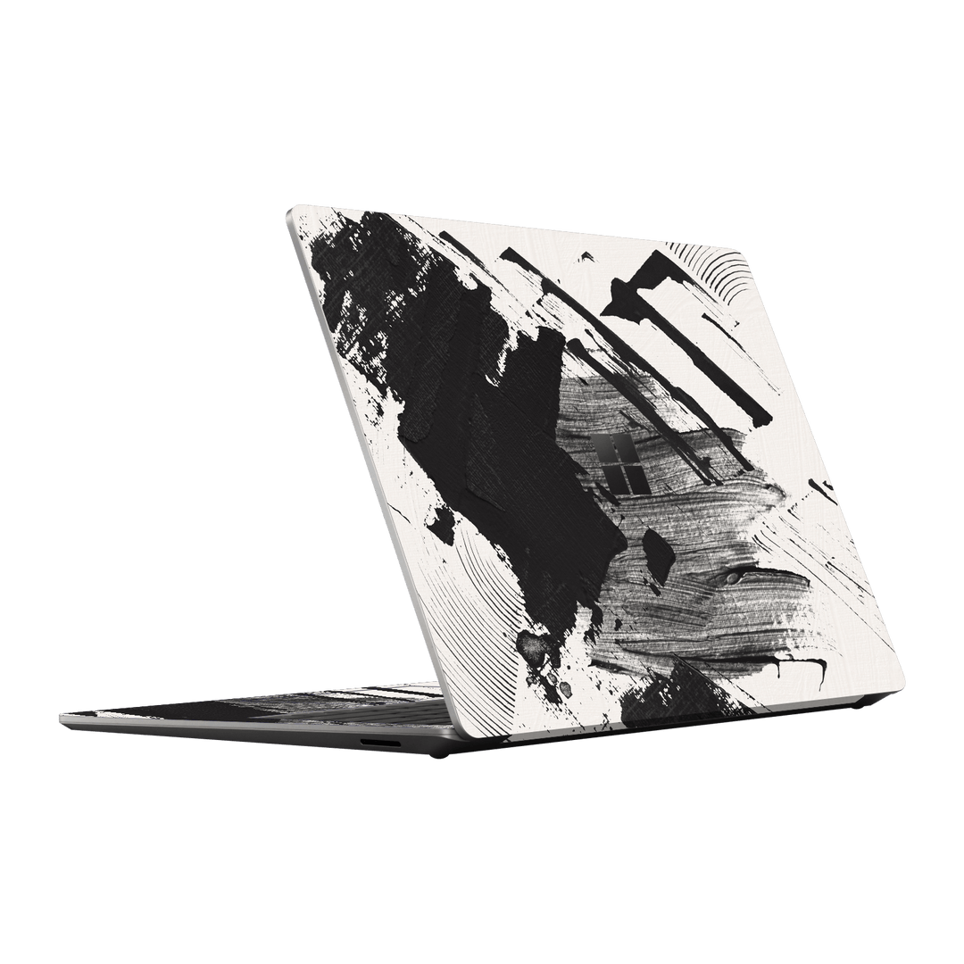 Microsoft Surface Laptop 5, 13.5” Print Printed Custom SIGNATURE Black and White Madness Skin Wrap Sticker Decal Cover Protector by EasySkinz | EasySkinz.com