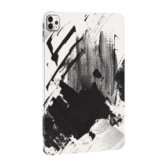 iPad PRO 11" (2021) Print Printed Custom SIGNATURE Black and White Madness Skin Wrap Sticker Decal Cover Protector by EasySkinz | EasySkinz.com