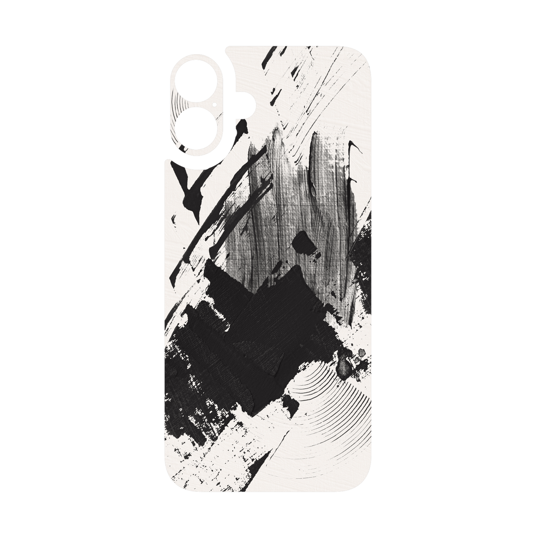 iPhone 16 Plus Qcaze - SIGNATURE Black & White Madness (Case + Skin Kit)