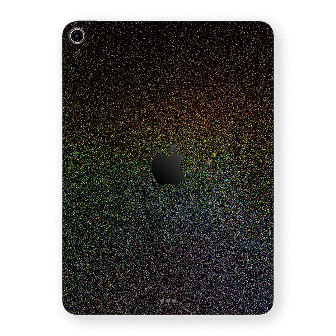 iPad Air 11” (M2) GALAXY Galactic Black Milky Way Rainbow Sparkling Metallic Gloss Finish Skin Wrap Sticker Decal Cover Protector by QSKINZ | qskinz.com