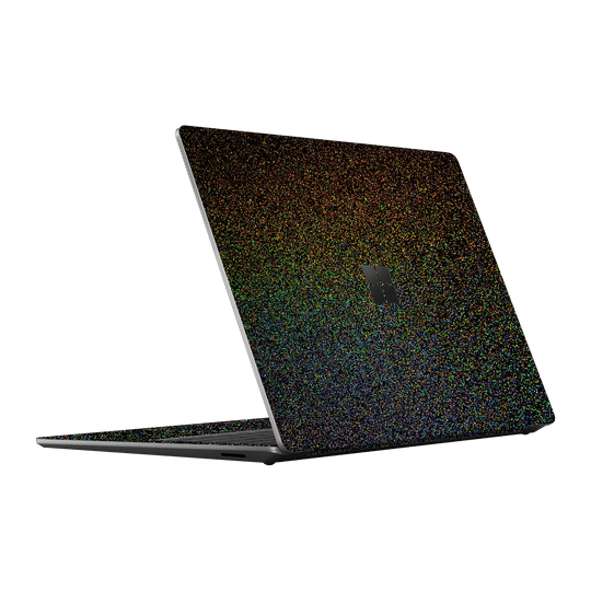 Microsoft Surface Laptop Go 3 GALAXY Galactic Black Milky Way Rainbow Sparkling Metallic Gloss Finish Skin Wrap Sticker Decal Cover Protector by EasySkinz | EasySkinz.com