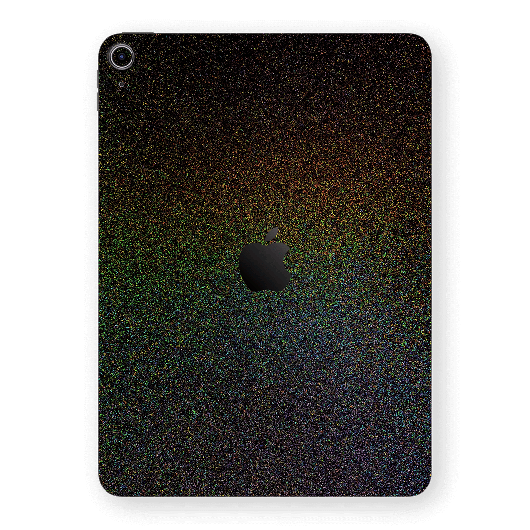 iPad 10.9” (10th Gen, 2022) GALAXY Galactic Black Milky Way Rainbow Sparkling Metallic Gloss Finish Skin Wrap Sticker Decal Cover Protector by EasySkinz | EasySkinz.com
