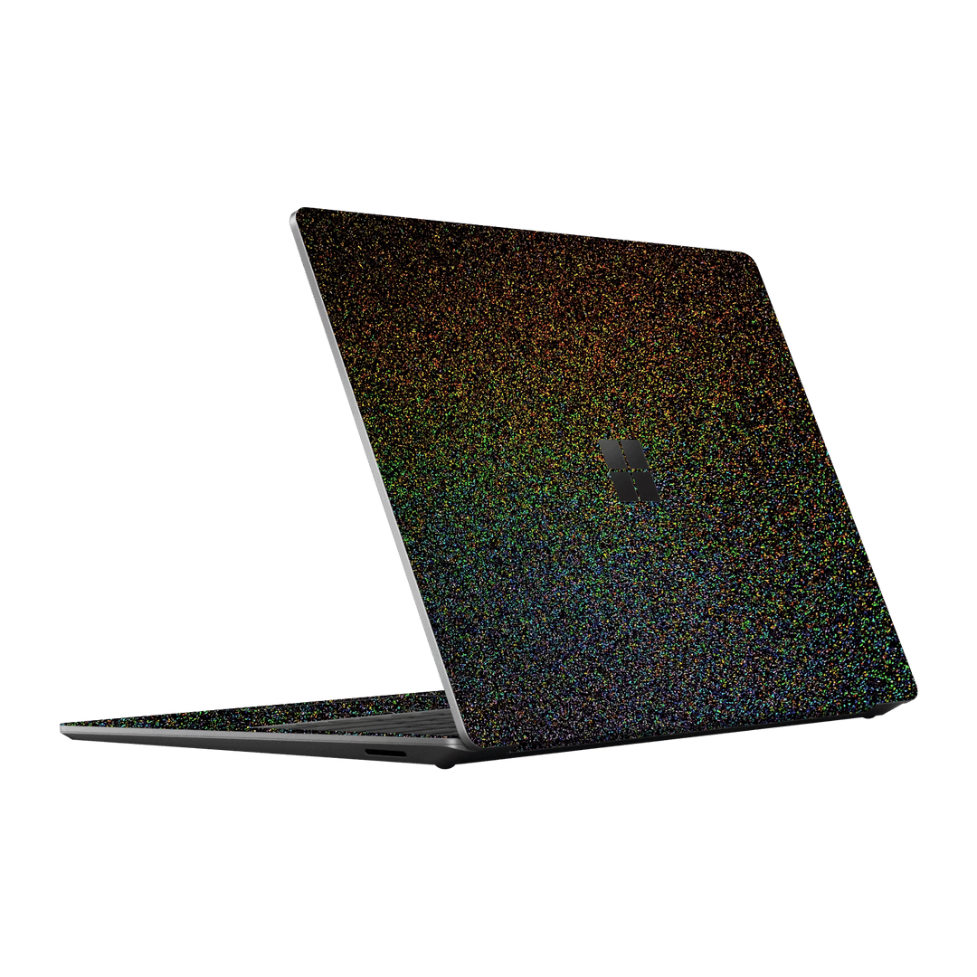 Microsoft Surface Laptop 5, 15" GALAXY Galactic Black Milky Way Rainbow Sparkling Metallic Gloss Finish Skin Wrap Sticker Decal Cover Protector by EasySkinz | EasySkinz.com