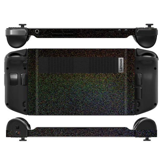 Lenovo Legion Go GALAXY Galactic Black Milky Way Rainbow Sparkling Metallic Gloss Finish Skin Wrap Sticker Decal Cover Protector by EasySkinz | EasySkinz.com