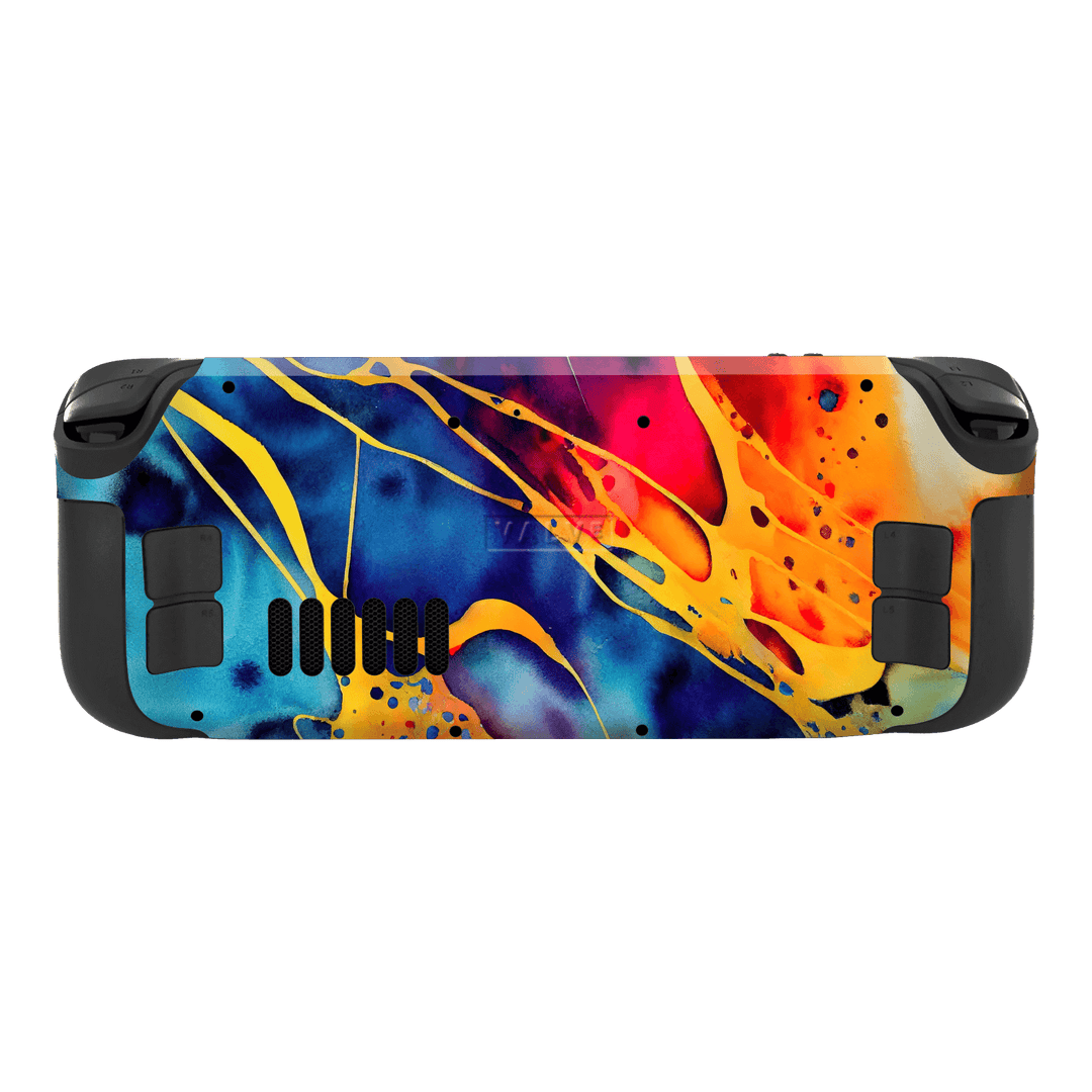 Steam Deck OLED Print Printed Custom SIGNATURE Five Senses Art Colours Colors Colorful Colourful Skin Wrap Sticker Decal Cover Protector by EasySkinz | EasySkinz.com