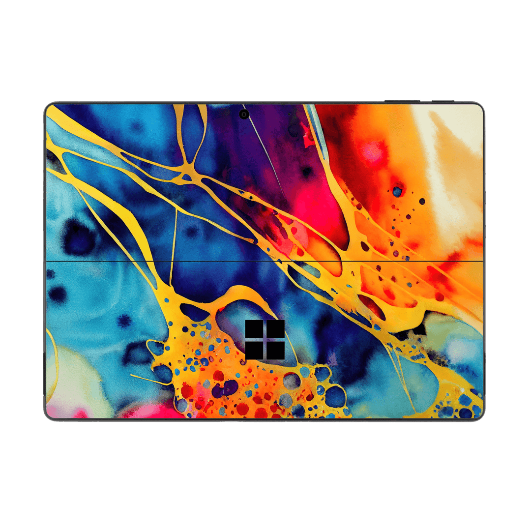 Microsoft Surface Pro 9 Print Printed Custom SIGNATURE Five Senses Art Colours Colors Colorful Colourful Skin Wrap Sticker Decal Cover Protector by EasySkinz | EasySkinz.com