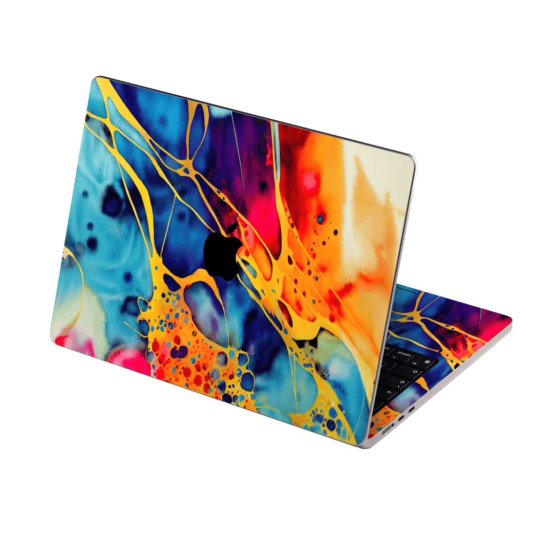 MacBook Air 15" (2023, M2) Print Printed Custom SIGNATURE Five Senses Art Colours Colors Colorful Colourful Skin Wrap Sticker Decal Cover Protector by EasySkinz | EasySkinz.com
