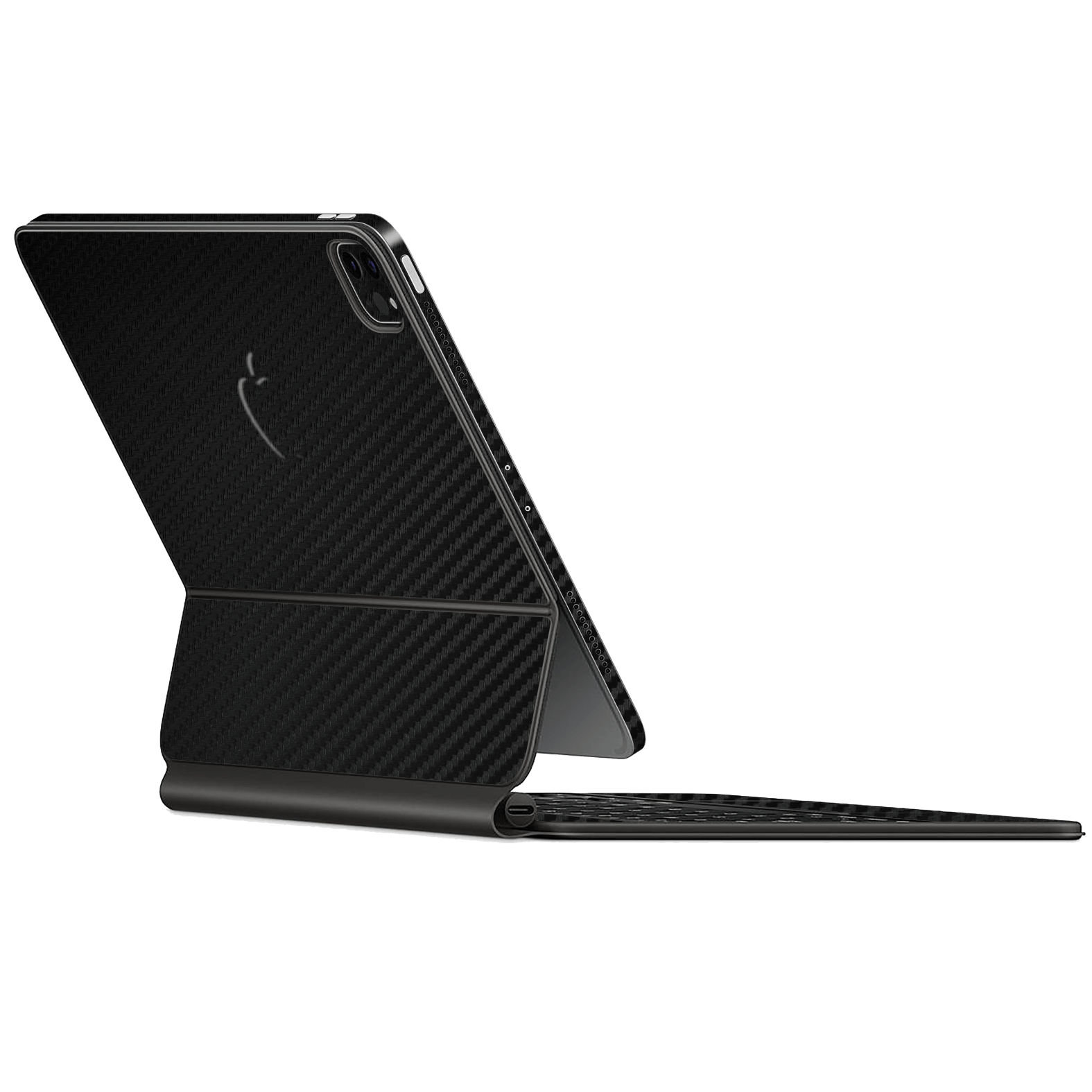 Magic Keyboard for iPad Pro 12.9" M2 (6th Gen, 2022) Black 3D Textured Carbon Fibre Fiber Skin Wrap Sticker Decal Cover Protector by EasySkinz | EasySkinz.com