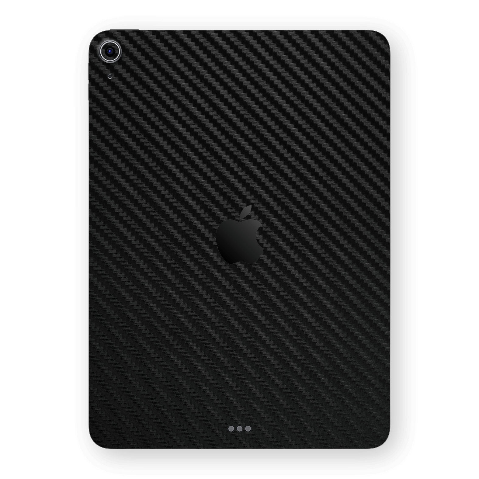 iPad Air 11” (M2) Black 3D Textured Carbon Fibre Fiber Skin Wrap Sticker Decal Cover Protector by QSKINZ | qskinz.com