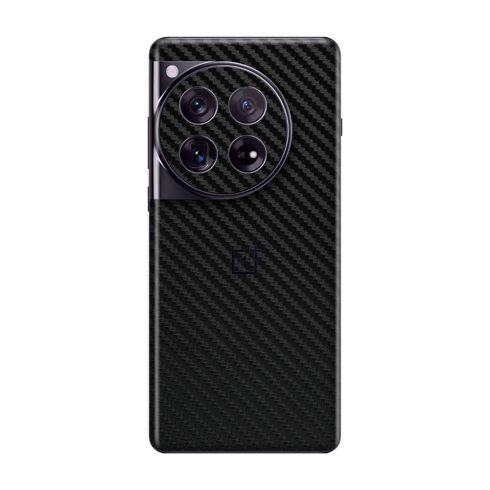 OnePlus 12 Black 3D Textured Carbon Fibre Fiber Skin Wrap Sticker Decal Cover Protector by QSKINZ | qskinz.com