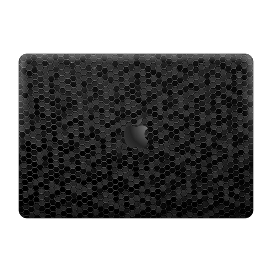 MacBook Pro 16" (2019) Luxuria Black Honeycomb 3D Textured Skin Wrap Sticker Decal Cover Protector by EasySkinz | EasySkinz.com