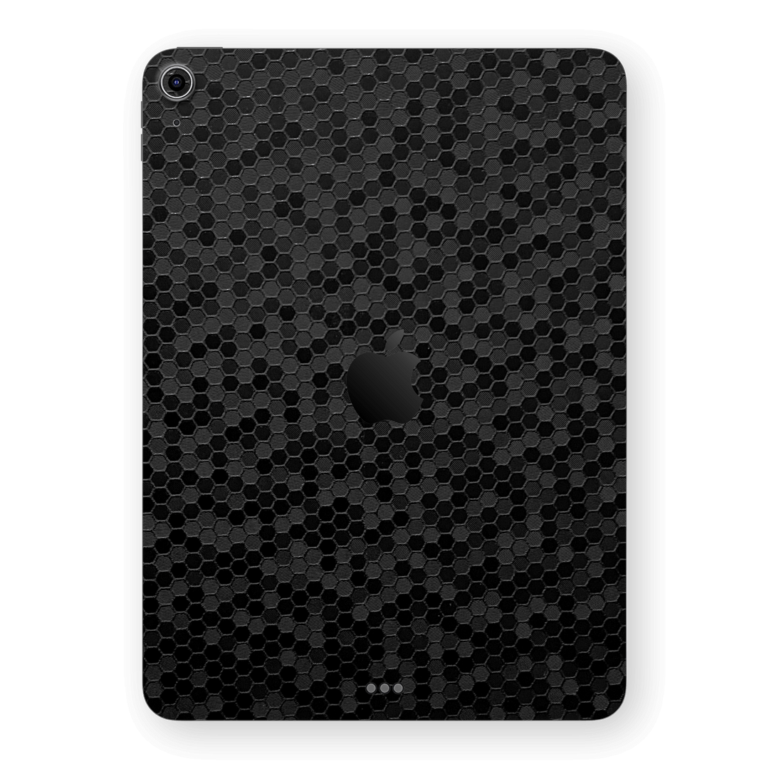 iPad Air 13” (M2) Luxuria Black Honeycomb 3D Textured Skin Wrap Sticker Decal Cover Protector by QSKINZ | qskinz.com