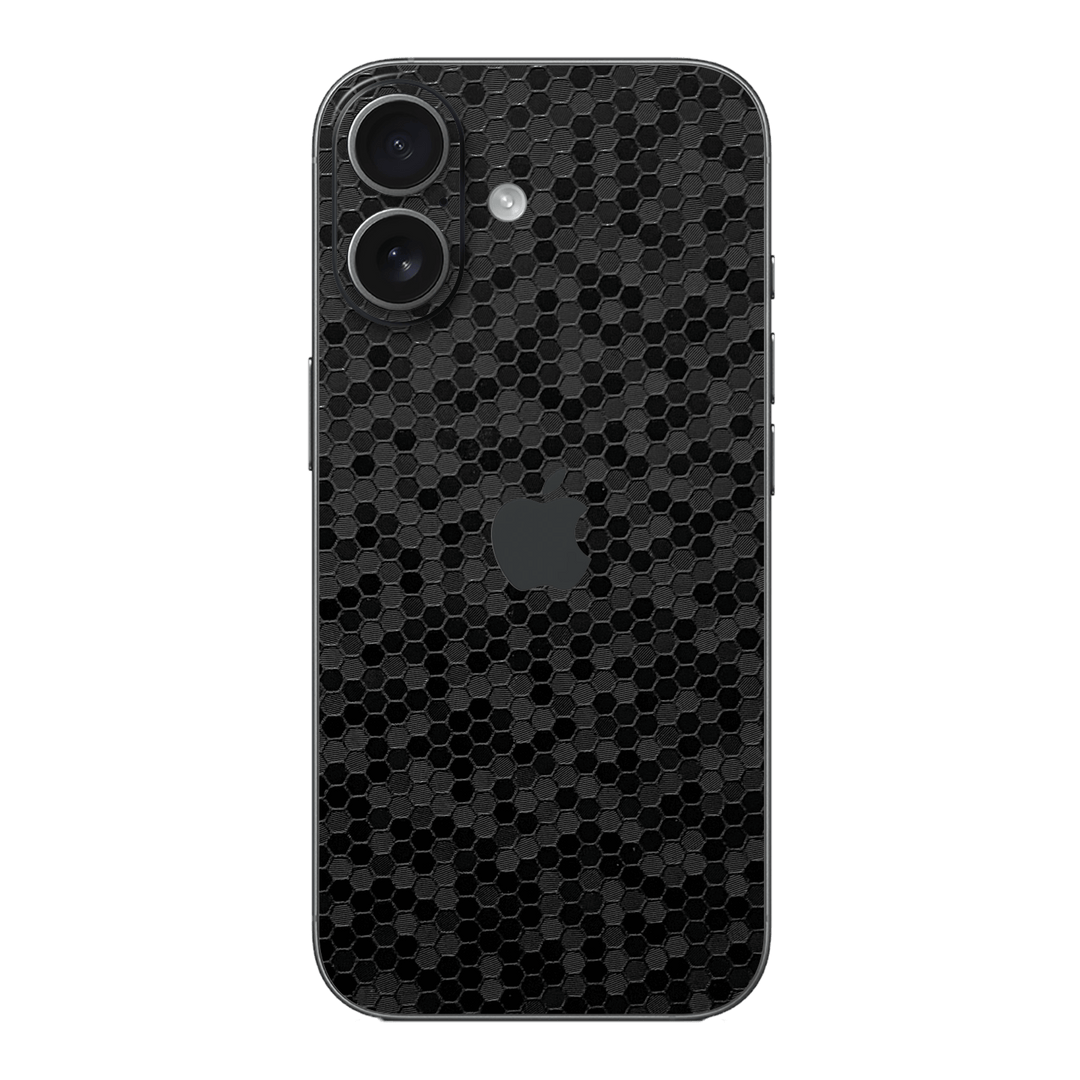 iPhone 17 LUXURIA BLACK HONEYCOMB 3D TEXTURED Skin