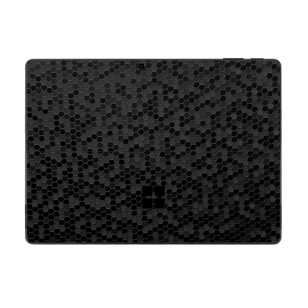 Microsoft Surface Pro 9 Luxuria Black Honeycomb 3D Textured Skin Wrap Sticker Decal Cover Protector by EasySkinz | EasySkinz.com