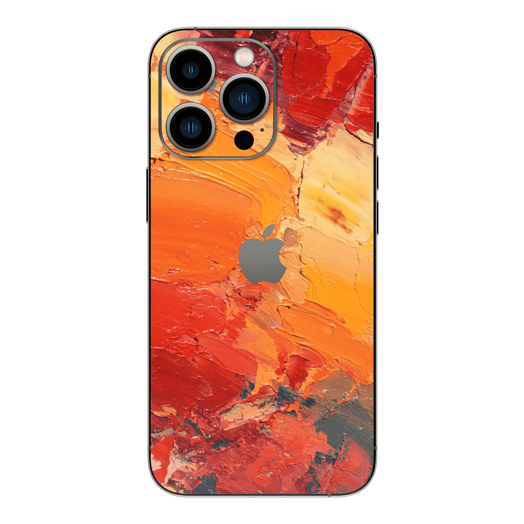 iPhone 15 Pro MAX SIGNATURE Sunset in Oia Painting Skin - Premium Protective Skin Wrap Sticker Decal Cover by QSKINZ | Qskinz.com