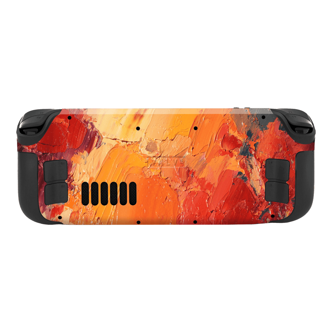 Steam Deck Print Printed Custom SIGNATURE Sunset in Oia Painting Skin Wrap Sticker Decal Cover Protector by EasySkinz | EasySkinz.com