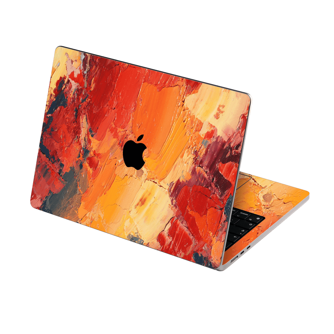 MacBook Air 15" (2023, M2) Print Printed Custom SIGNATURE Sunset in Oia Painting Skin Wrap Sticker Decal Cover Protector by EasySkinz | EasySkinz.com