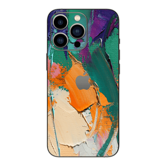 iPhone 15 PRO SIGNATURE Oil Painting Fragment Skin - Premium Protective Skin Wrap Sticker Decal Cover by QSKINZ | Qskinz.com
