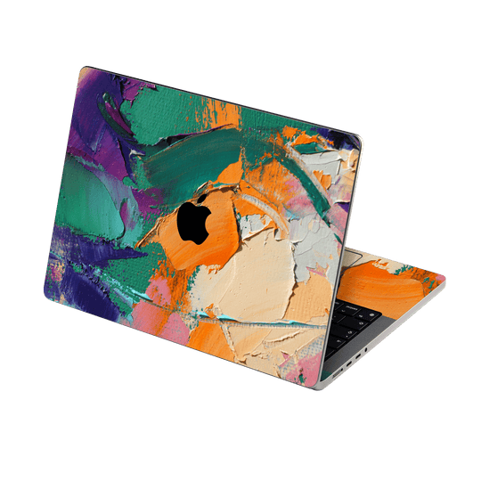 MacBook PRO 16" (2021/2023) Print Printed Custom SIGNATURE Oil Painting Fragment Skin Wrap Sticker Decal Cover Protector by EasySkinz | EasySkinz.com