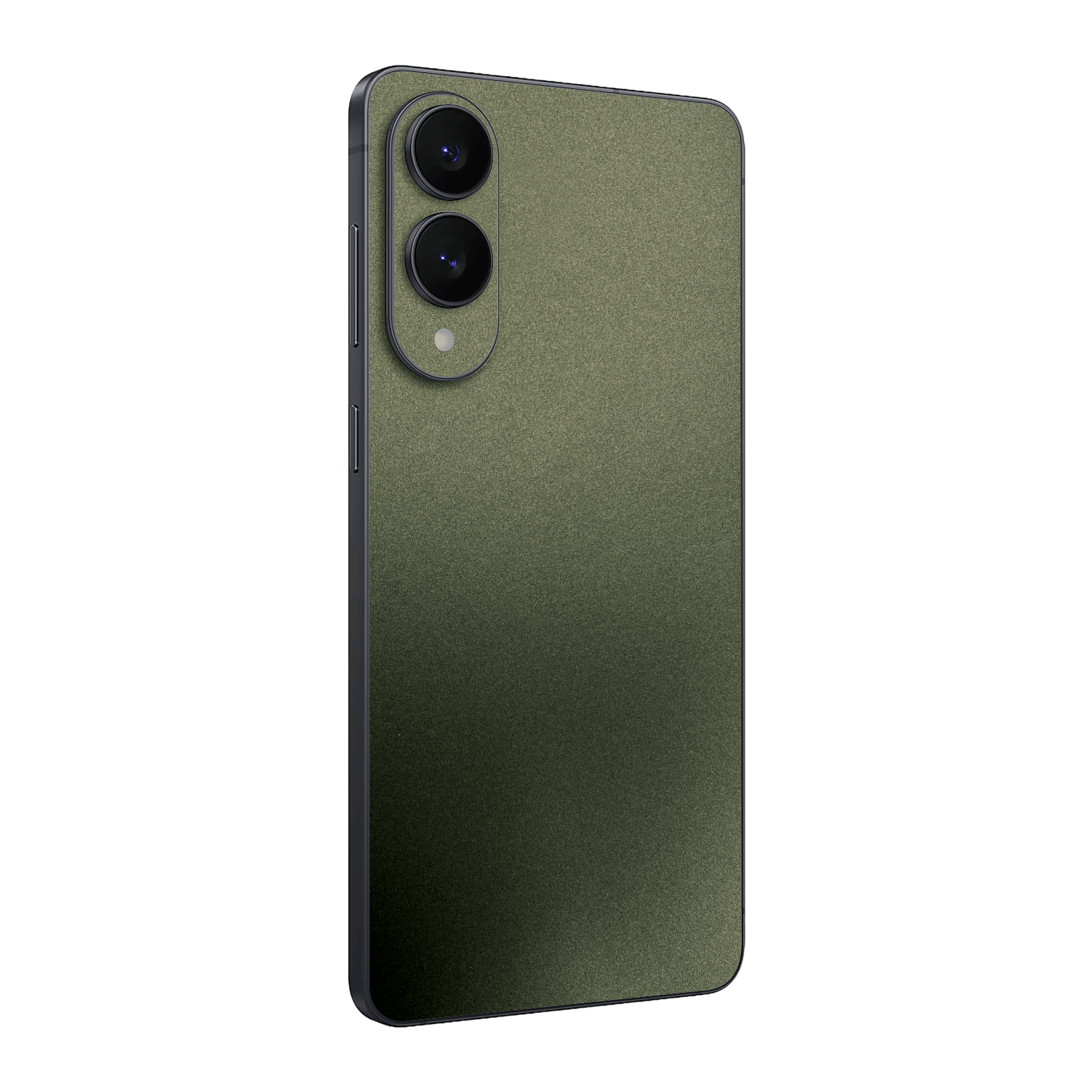 Samsung Galaxy S25 EDGE Military Green Metallic Skin Wrap Sticker Decal Cover Protector by QSKINZ | qskinz.com
