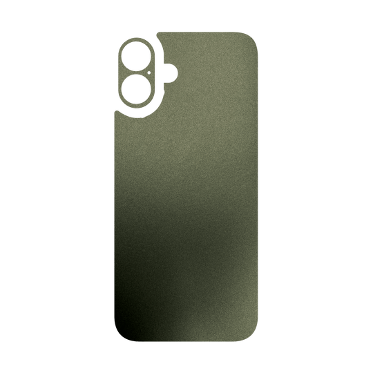 iPhone 16 Qcaze - Military Green Metallic (Case + Skin Kit)