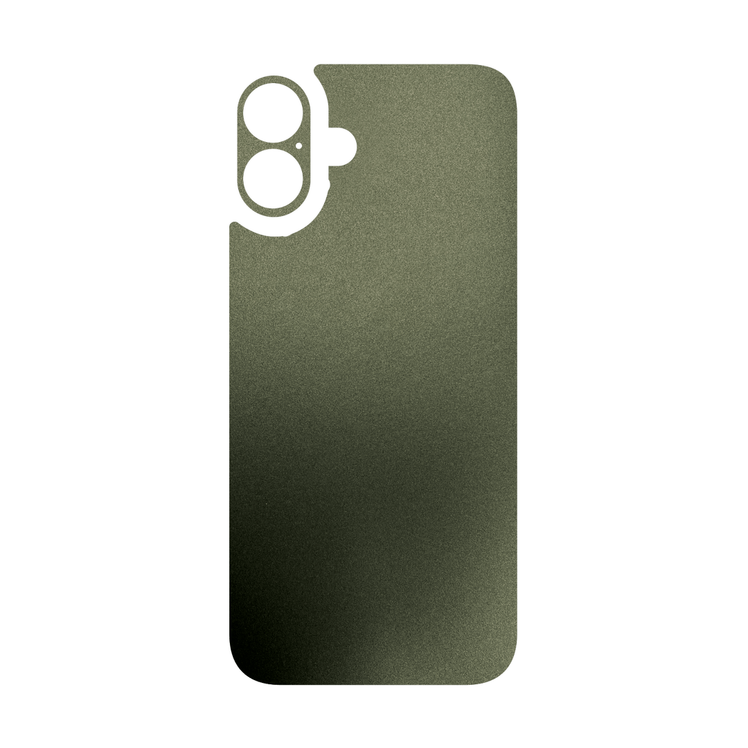 iPhone 16 Plus Qcaze - Military Green Metallic (Case + Skin Kit)