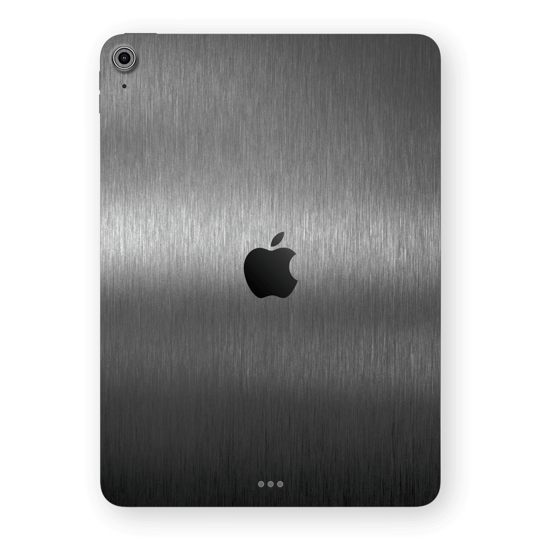 iPad Air 11” (M2) Brushed Metal Titanium Metallic Skin Wrap Sticker Decal Cover Protector by QSKINZ | qskinz.com
