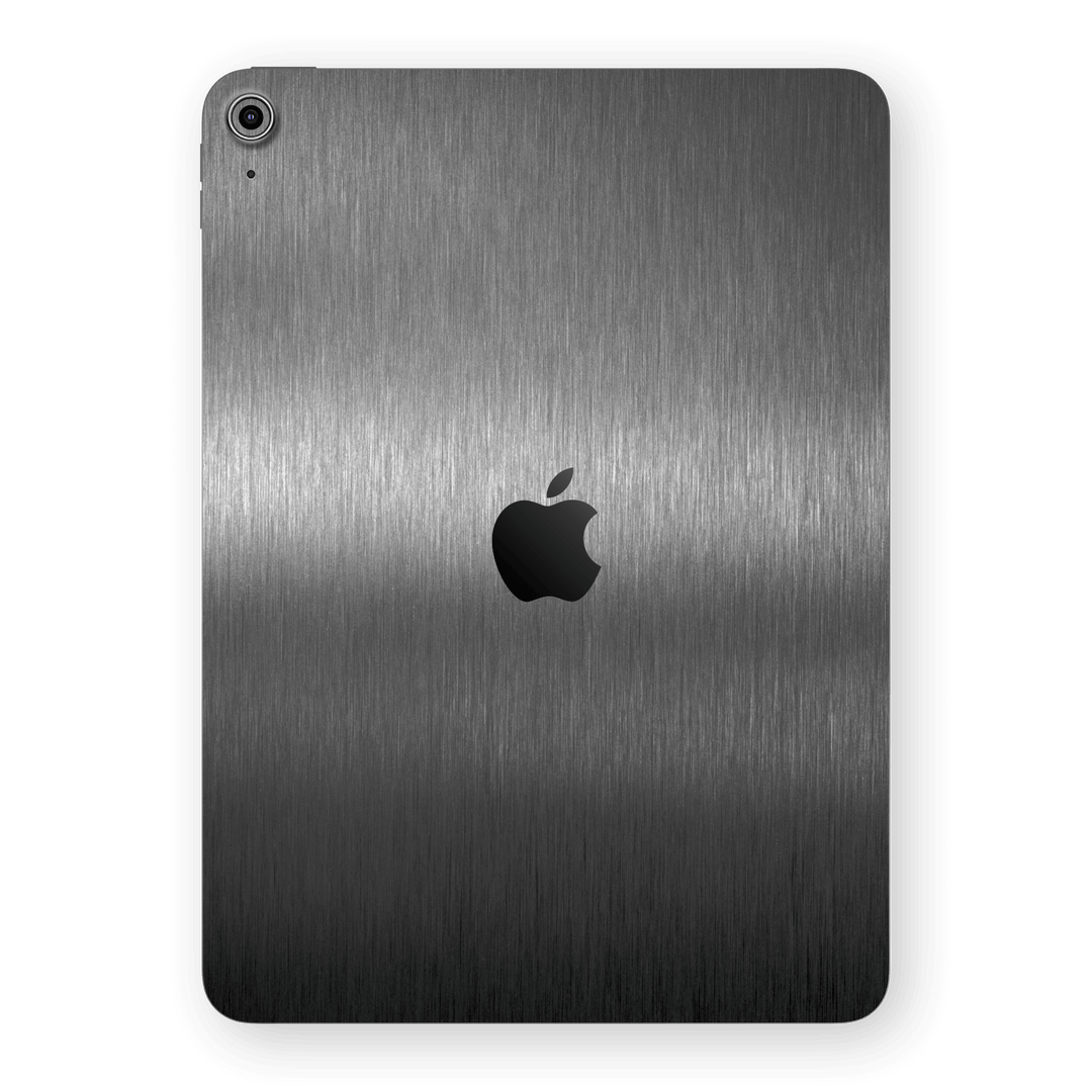 iPad 10.9” (10th Gen, 2022) Brushed Metal Titanium Metallic Skin Wrap Sticker Decal Cover Protector by EasySkinz | EasySkinz.com