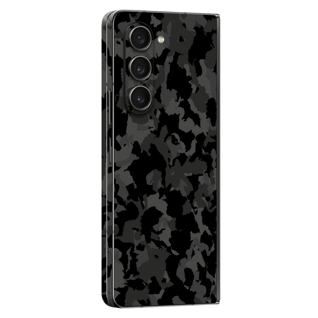 Samsung Galaxy Z Fold 5 (2023) Print Printed Custom SIGNATURE Camouflage Camo DARK SLATE Skin Wrap Sticker Decal Cover Protector by EasySkinz | EasySkinz.com