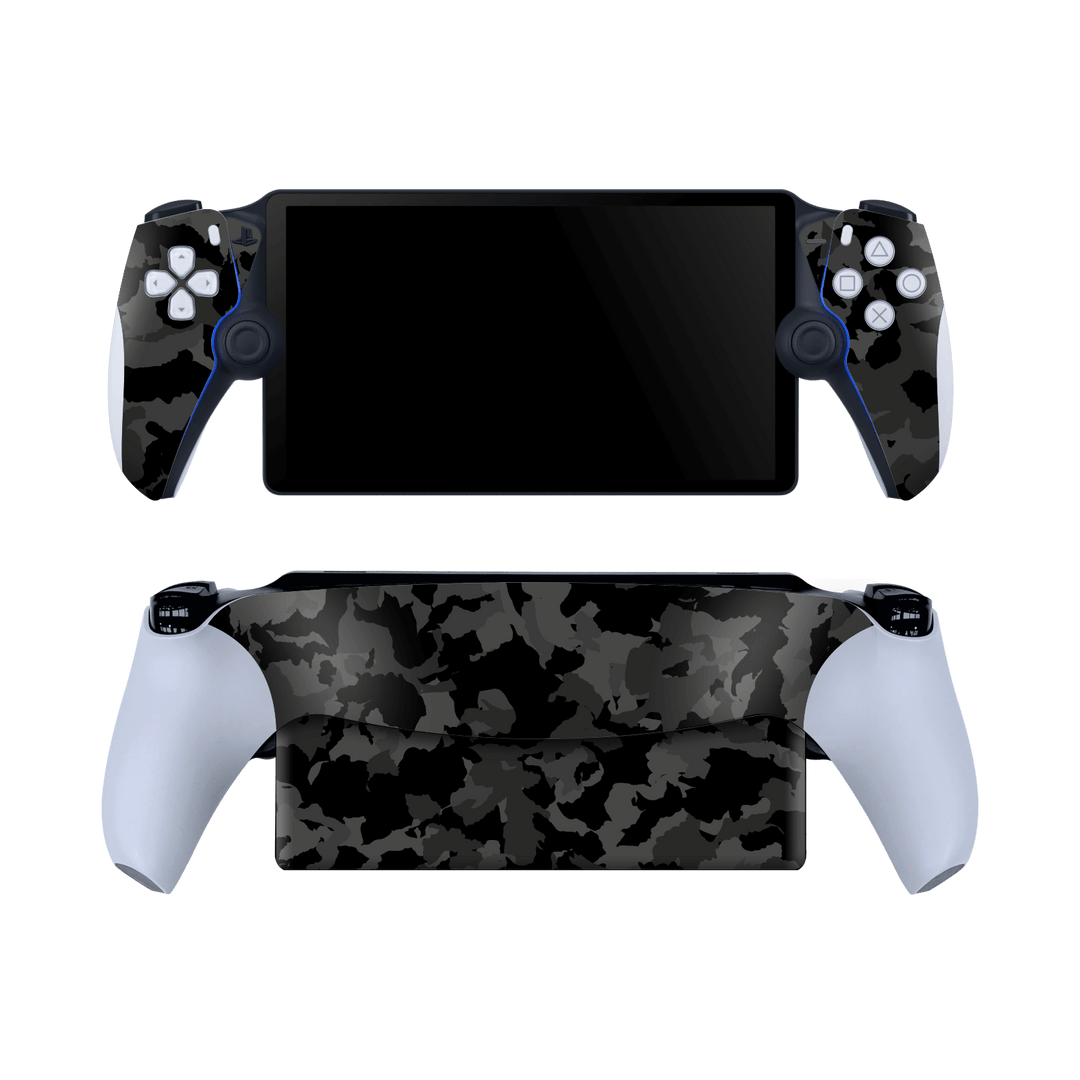 PlayStation PORTAL Print Printed Custom SIGNATURE Camouflage Camo DARK SLATE Skin Wrap Sticker Decal Cover Protector by QSKINZ | qskinz.com