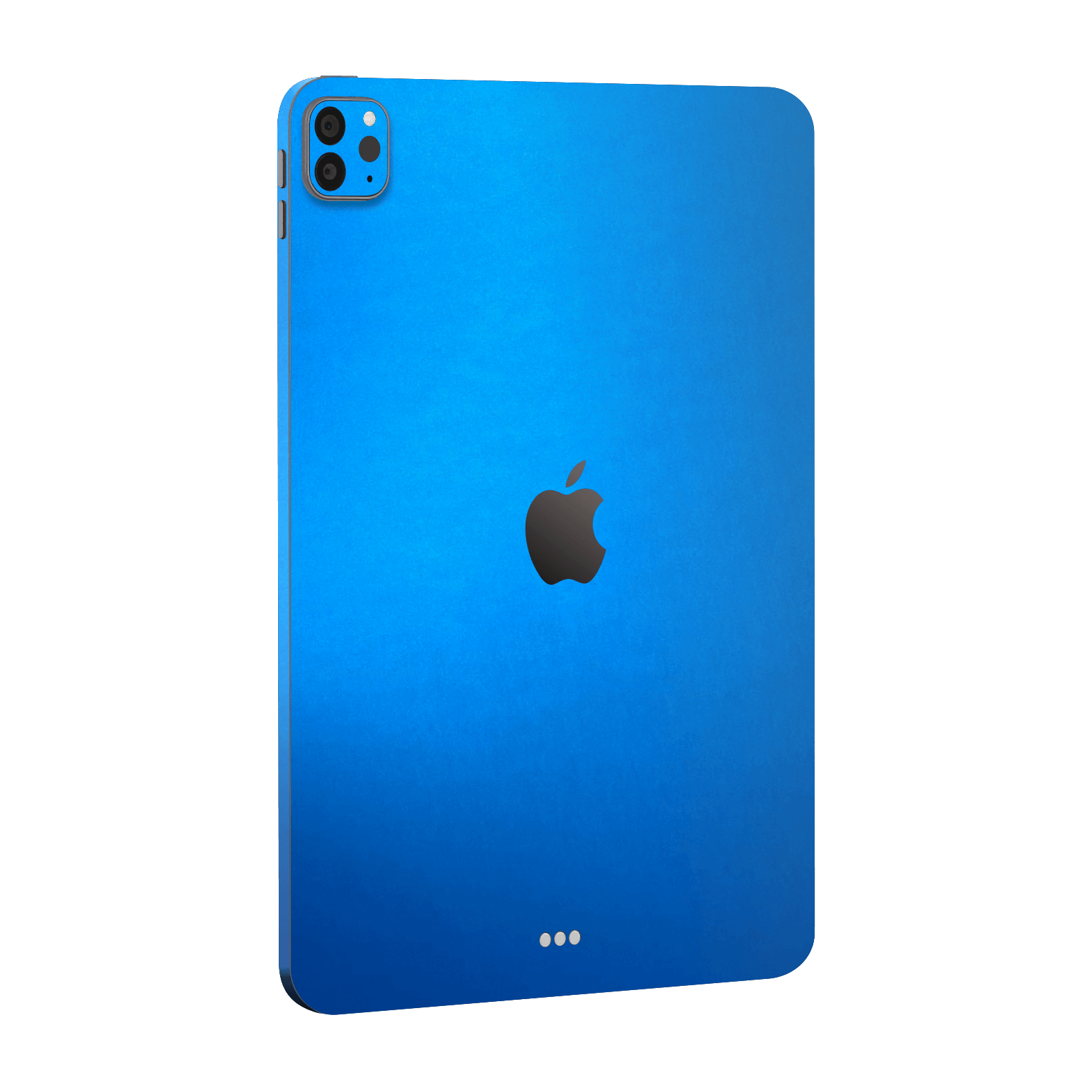 iPad PRO 11" (2021) Satin Blue Metallic Matt Matte Skin Wrap Sticker Decal Cover Protector by EasySkinz | EasySkinz.com