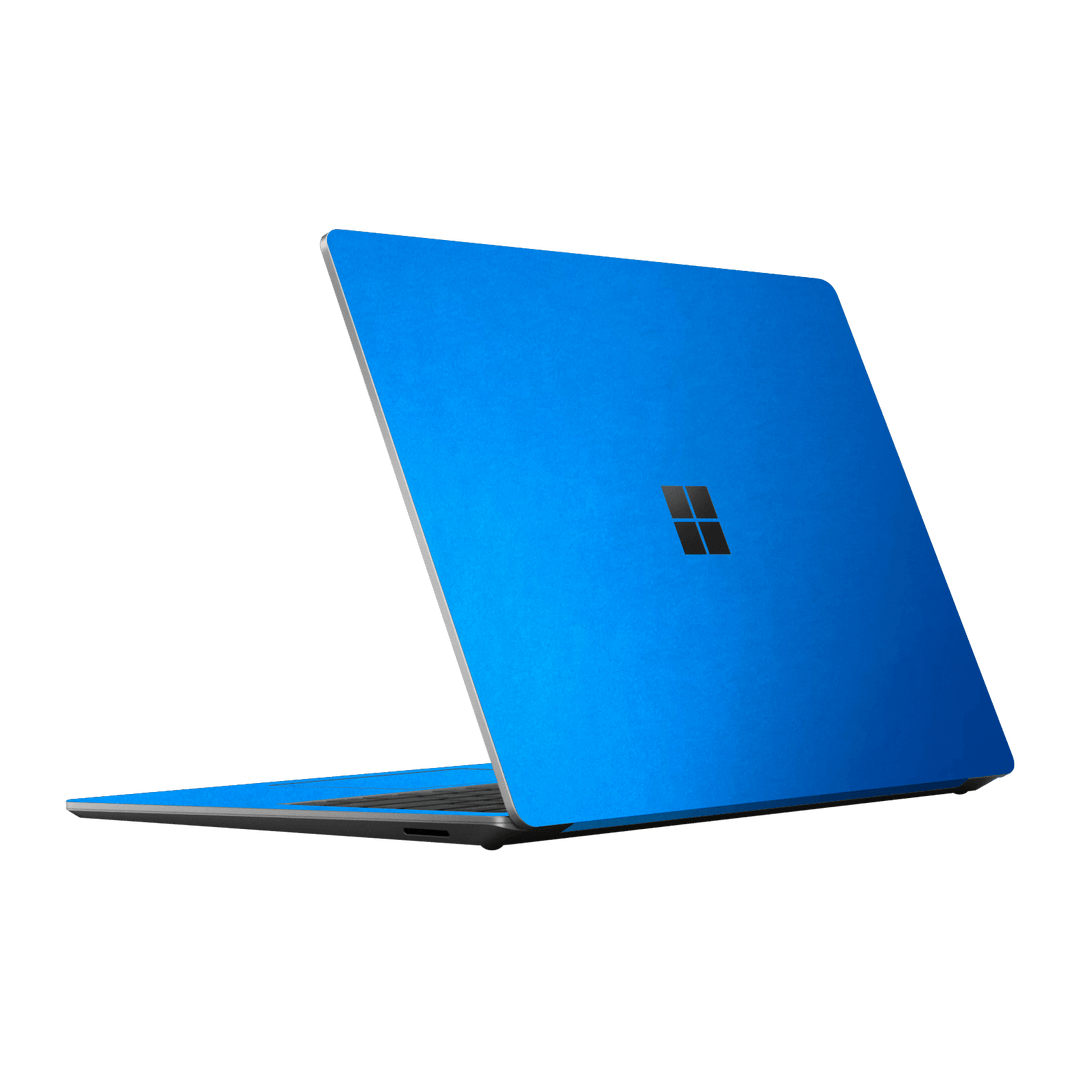 Microsoft Surface Laptop 5, 13.5” Satin Blue Metallic Matt Matte Skin Wrap Sticker Decal Cover Protector by EasySkinz | EasySkinz.com