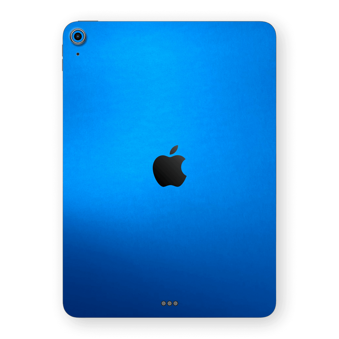 iPad Air 13” (M2) Satin Blue Metallic Matt Matte Skin Wrap Sticker Decal Cover Protector by QSKINZ | qskinz.com