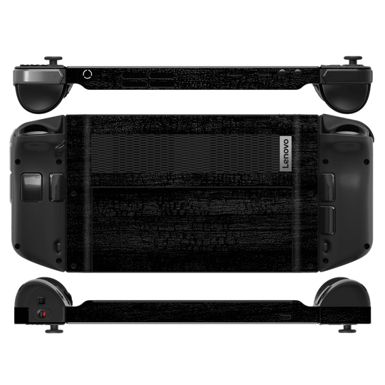 Lenovo Legion Go Luxuria Black Charcoal Black Dragon Coal Stone 3D Textured Skin Wrap Sticker Decal Cover Protector by EasySkinz | EasySkinz.com
