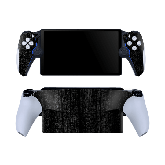 PlayStation PORTAL Luxuria Black Charcoal Black Dragon Coal Stone 3D Textured Skin Wrap Sticker Decal Cover Protector by QSKINZ | qskinz.com