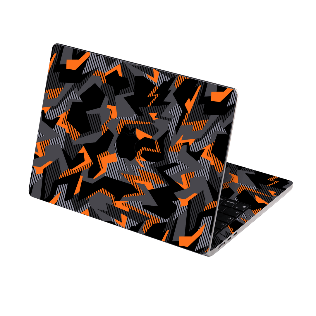 MacBook Air 15" (2023, M2) Print Printed Custom SIGNATURE Sharp-Edged Orange Camo Camouflage Skin Wrap Sticker Decal Cover Protector by EasySkinz | EasySkinz.com