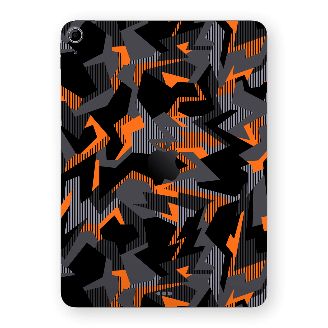 iPad Air 11” (M2) Print Printed Custom SIGNATURE Sharp-Edged Orange Camo Camouflage Skin Wrap Sticker Decal Cover Protector by QSKINZ | qskinz.com