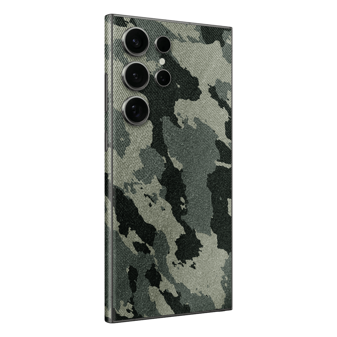 Samsung Galaxy S24 ULTRA Print Printed Custom SIGNATURE Hidden in The Forest Camouflage Pattern Skin Wrap Sticker Decal Cover Protector by EasySkinz | EasySkinz.com