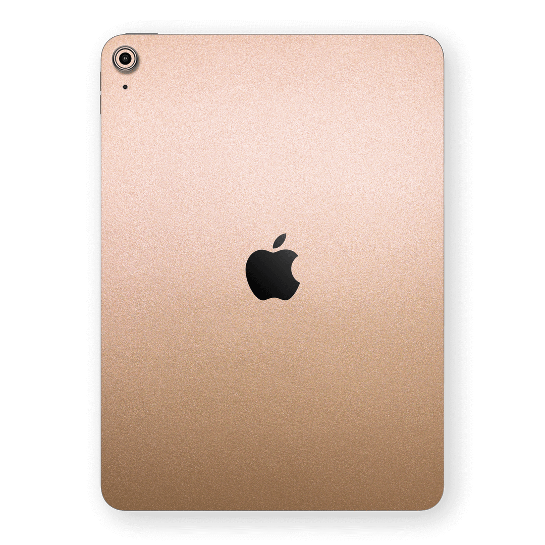 iPad 10.9” (10th Gen, 2022) Luxuria Rose Gold Metallic 3D Textured Skin Wrap Sticker Decal Cover Protector by EasySkinz | EasySkinz.com