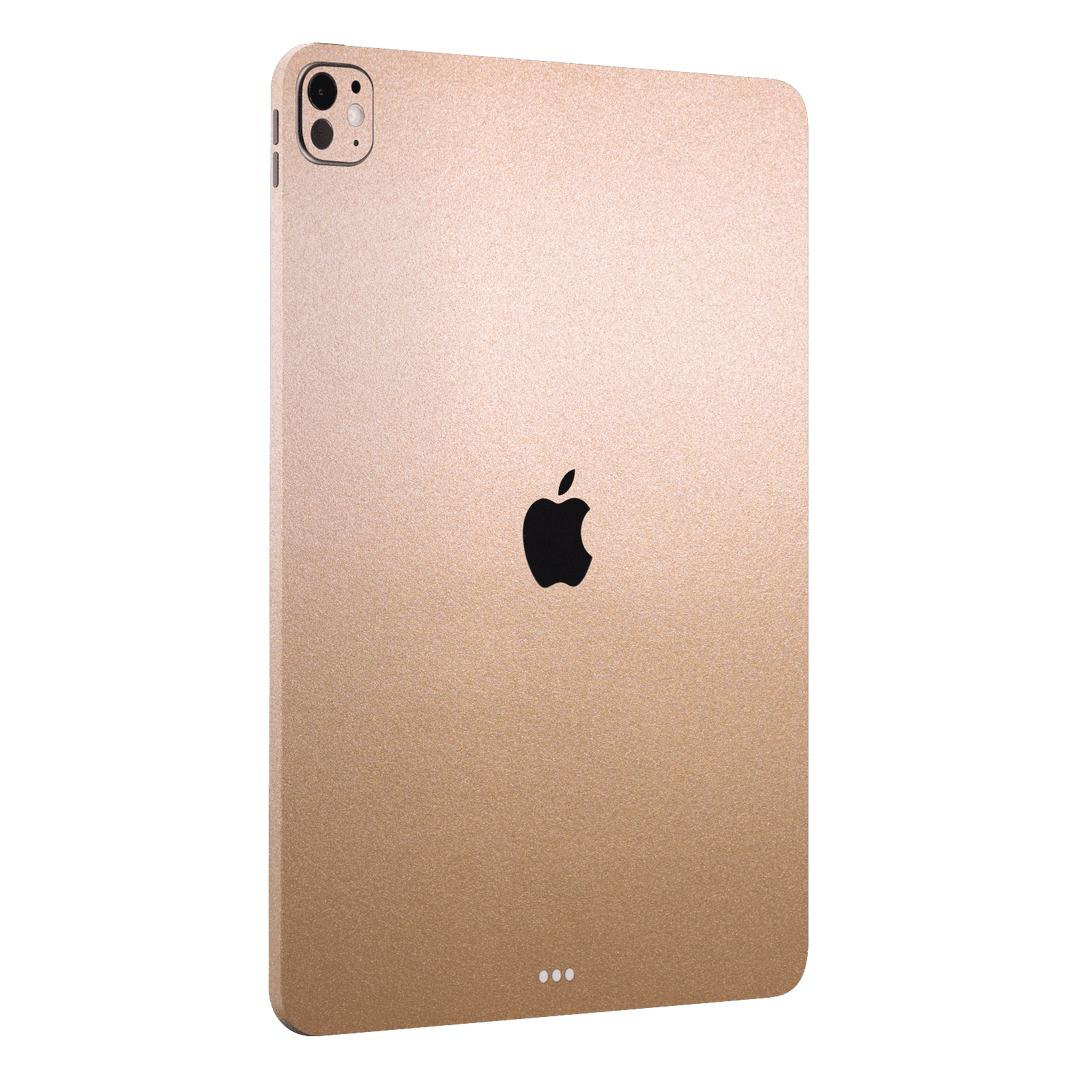iPad Pro 11” (M4) Luxuria Rose Gold Metallic 3D Textured Skin Wrap Sticker Decal Cover Protector by QSKINZ | qskinz.com